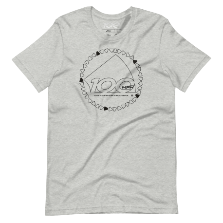 Hollow 100  -  Printed 100mph T-Shirt (Black Logo)