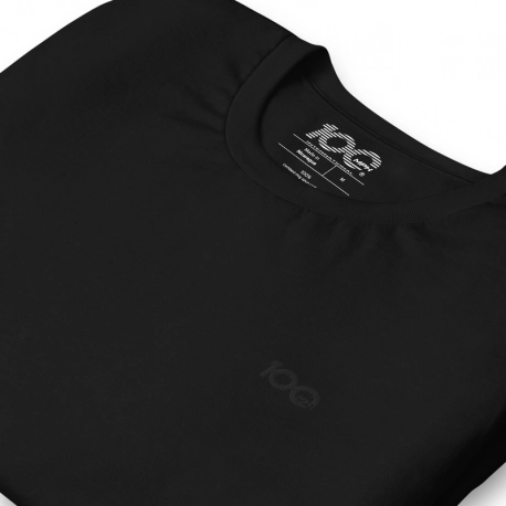 - Signature 100mph T-Shirt / (Blk Ebm. Logo)