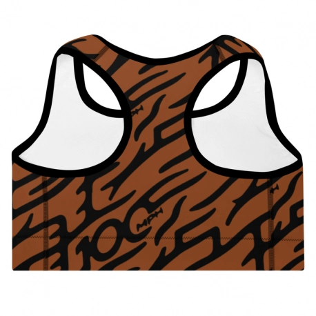 - Motif 100 - 100mph Sports Bra (Tiger Print)