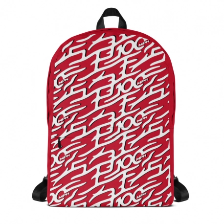 - Motif 100 - 100mph (G1) Red Print Backpack