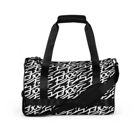 - Motif 100 - 100mph (G1) Blk on Wt Print Gym Bag