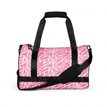 - Motif 100 - 100mph (G1) Wt on Pink Print Gym Bag