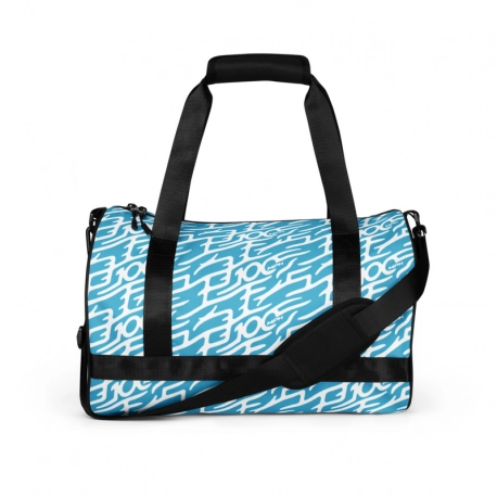 - Motif 100 - 100mph (G1) Wt on Sky Print Gym Bag