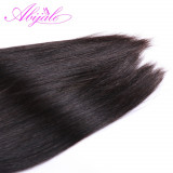 Abijale Straight Hair Bundles With Closure Brazilian Hair Weave Bundles With Closure Human Hair Bundles With Closure Non RemyAdd