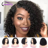 Cranberry Hair 13x4 Lace Front Wig Curly Human Hair Wigs Brazilian Hair Lace Front Human Hair Wigs Remy Hair Bob Lace Front Wig