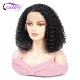 Cranberry Hair 13x4 Lace Front Wig Curly Human Hair Wigs Brazilian Hair Lace Front Human Hair Wigs Remy Hair Bob Lace Front Wig