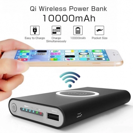 Portable Power Bank Wireless Charger