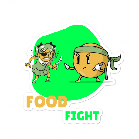 Food Fight sticker