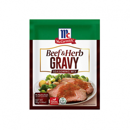 30gm McCormick Beef & Herb Gravy