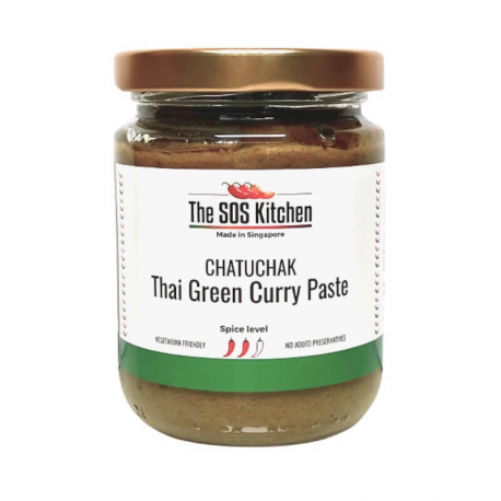 225gmThe Sos Kitchen Chatuchak - Thai Green Curry Paste
