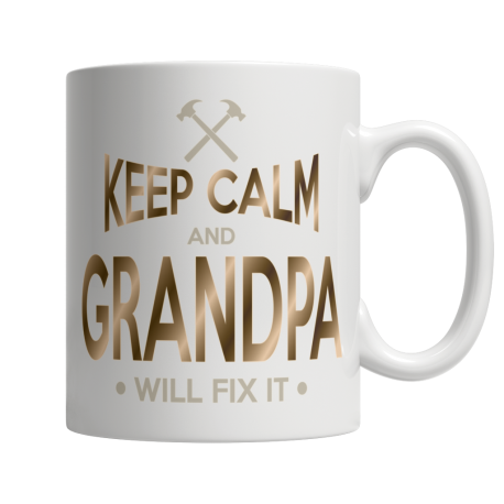 Keep Calm-Grandpa Will Fix It-MUG