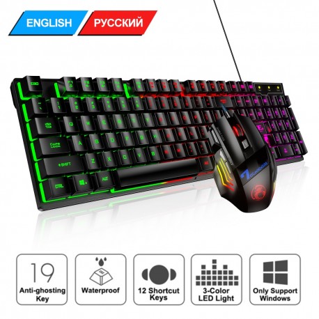 RGB Backlit Gaming Keyboard and Mouse