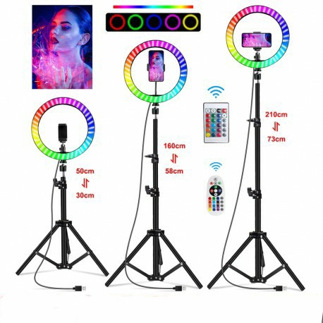 10 Inch 16Colors Rgb Ring Lamp