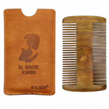Natural Sandalwood Beard and Moustache Comb