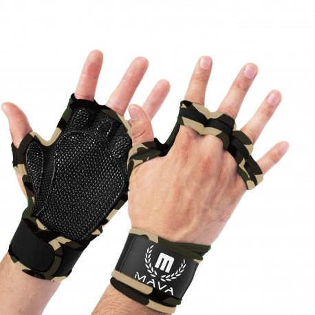 Back Out Workout Gloves with Integrated Wrist Wraps