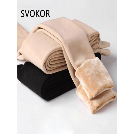 Winter Warm Thick Velvet Fleece Tights