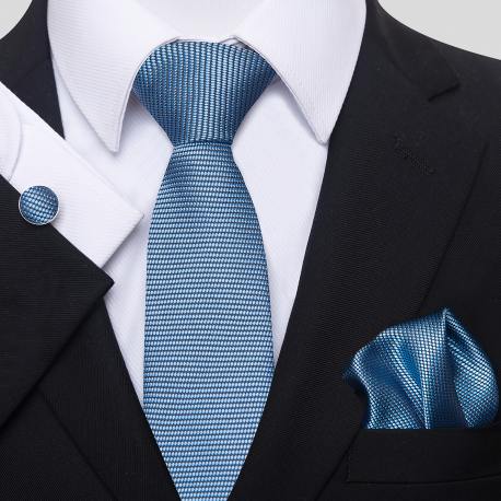 High Quality Necktie | Pocket Handkerchief | Cufflinks