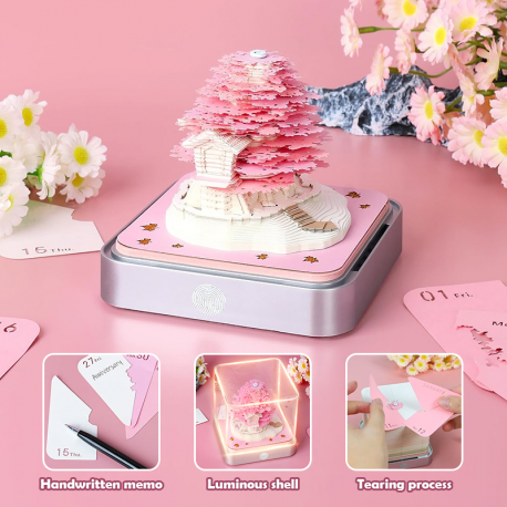 3D Sakura Treehouse Notepad