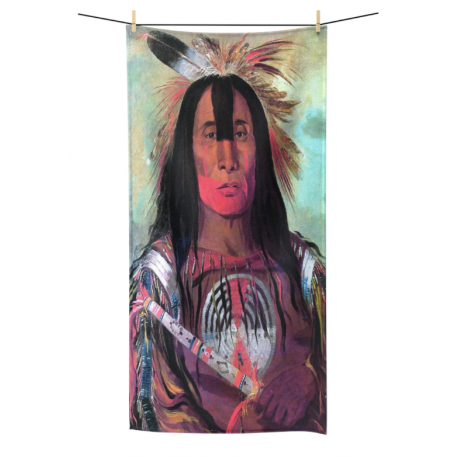 Stu-Mick-o-Sucks Blood Tribe Chief Bath Towel
