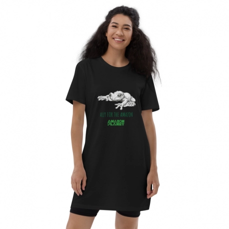 Eco T-shirt dress - Tree frog