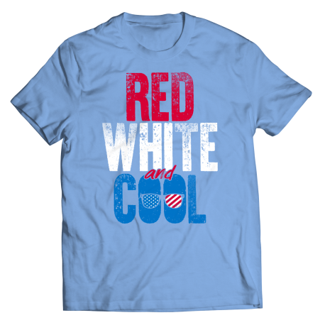 Red White And Cool Unisex Youth T-Shirt - USA