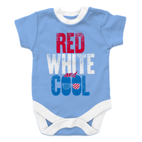 Red White And Cool Patriotic Onesies