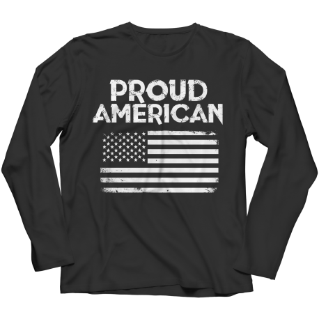 Proud American - Mens Long Sleeve Shirt