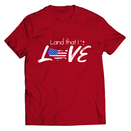 Land that I Love Mens Proud American T-Shirt