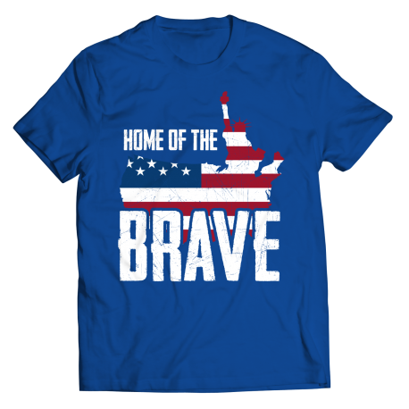 Home of the Brave Mens Proud American T-Shirt