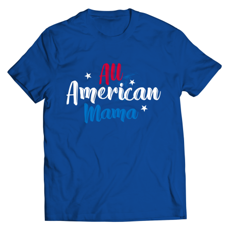 All American Mama Ladies Tee Shirt