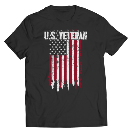 U.S. Veteran American Flag Mens T-Shirt