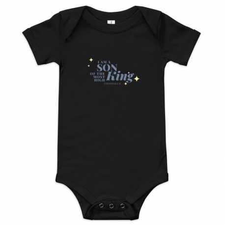 Son of the Most High King-Baby short sleeve onesie