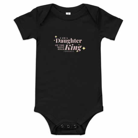 Daughter of the Most High King-Baby short sleeve onesie