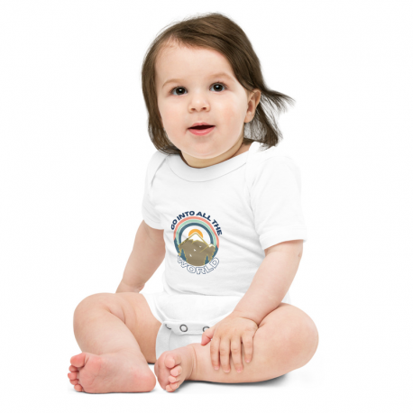 Go Into All The World-Baby short sleeve one sie