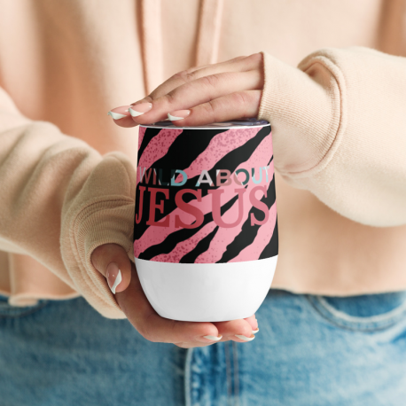 Wild About Jesus-Wine tumbler