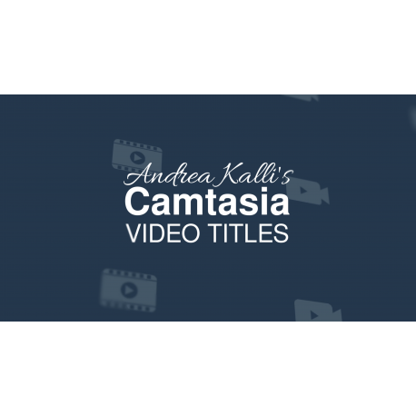 Animated Topography Kinetic Text Camtasia Library Asset Bundle