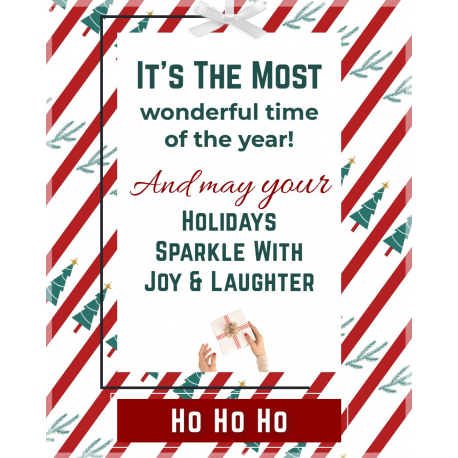 Camtasia Video Template - Holiday Joy Vertical Stripes test