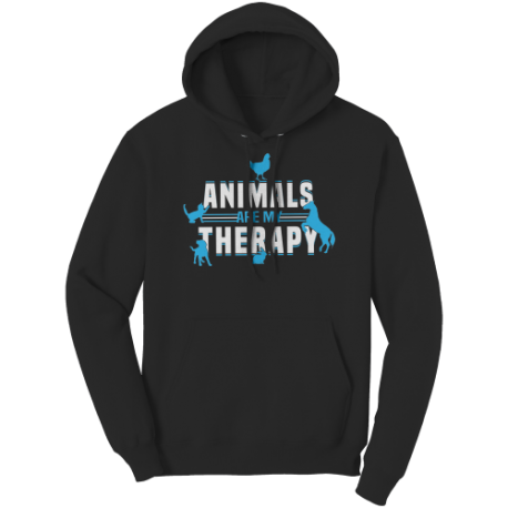Animals Are My Therapy Unisex Hoodie