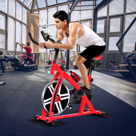 ASF Stationary Spin Bike Indoor Home Aerobic Training Cycle Foldable
