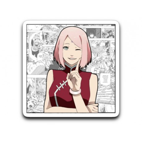 Happy Sakura Haruno Decal Sticker