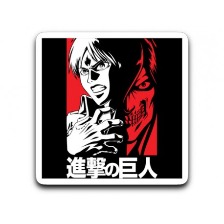 Eren Yeager Attack On Titans Stickers 4