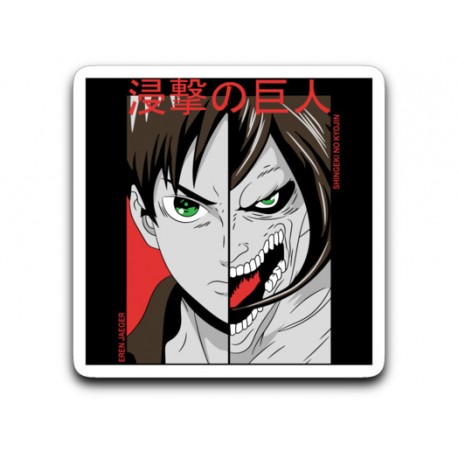 Eren Yeager Attack On Titans Stickers 5