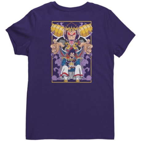 Vegeta Dragon Ball V-Neck Shirt For Women 3