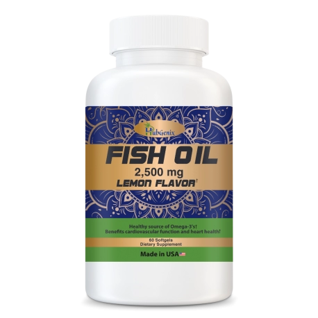 Omega 3 Fish Oil - 2500mg Lemon Flavor