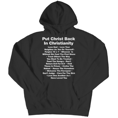 Put Christ Back In Christianity