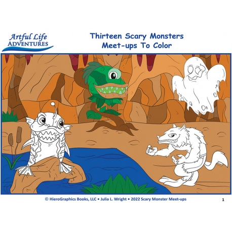 Thirteen Scary Monsters Meet-ups To Color