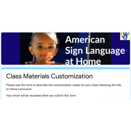 Class Materials Customization