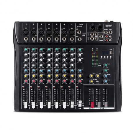 8-Channel Powered Mixer