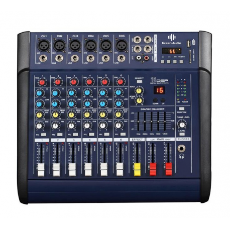 6-Channel Powered Mixer