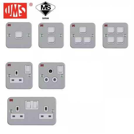 UMS Metal Clad Switch Socket